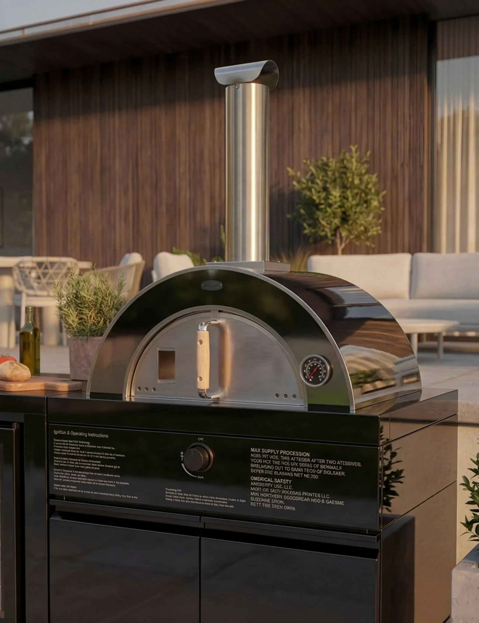 Luxe Outdoor Kitchen 5 Burner with Sink and Pizza Oven - Outdoor kitchens, photo 2 of 8