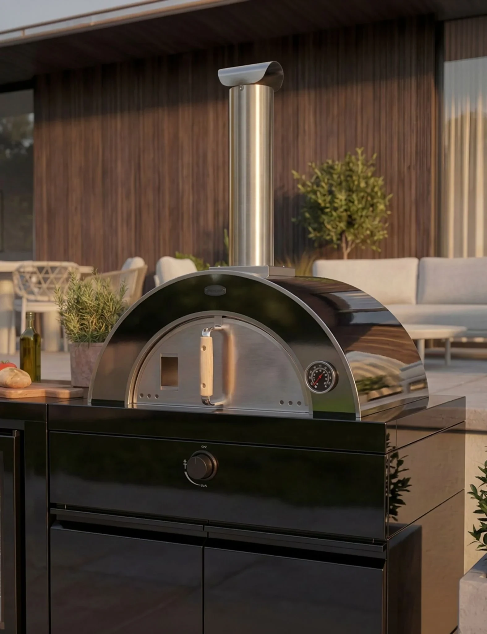 Luxe Outdoor Kitchen 7 Burner with Sink, Pizza Oven and Fridge - Outdoor kitchens, photo 2 of 8