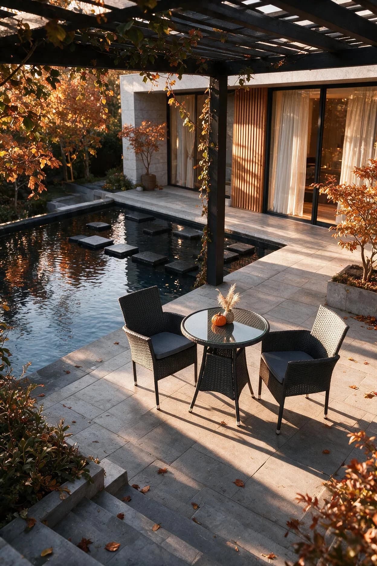 Malaga 2 Seater Fixed Bistro Set - Outdoor, photo 1 of 4