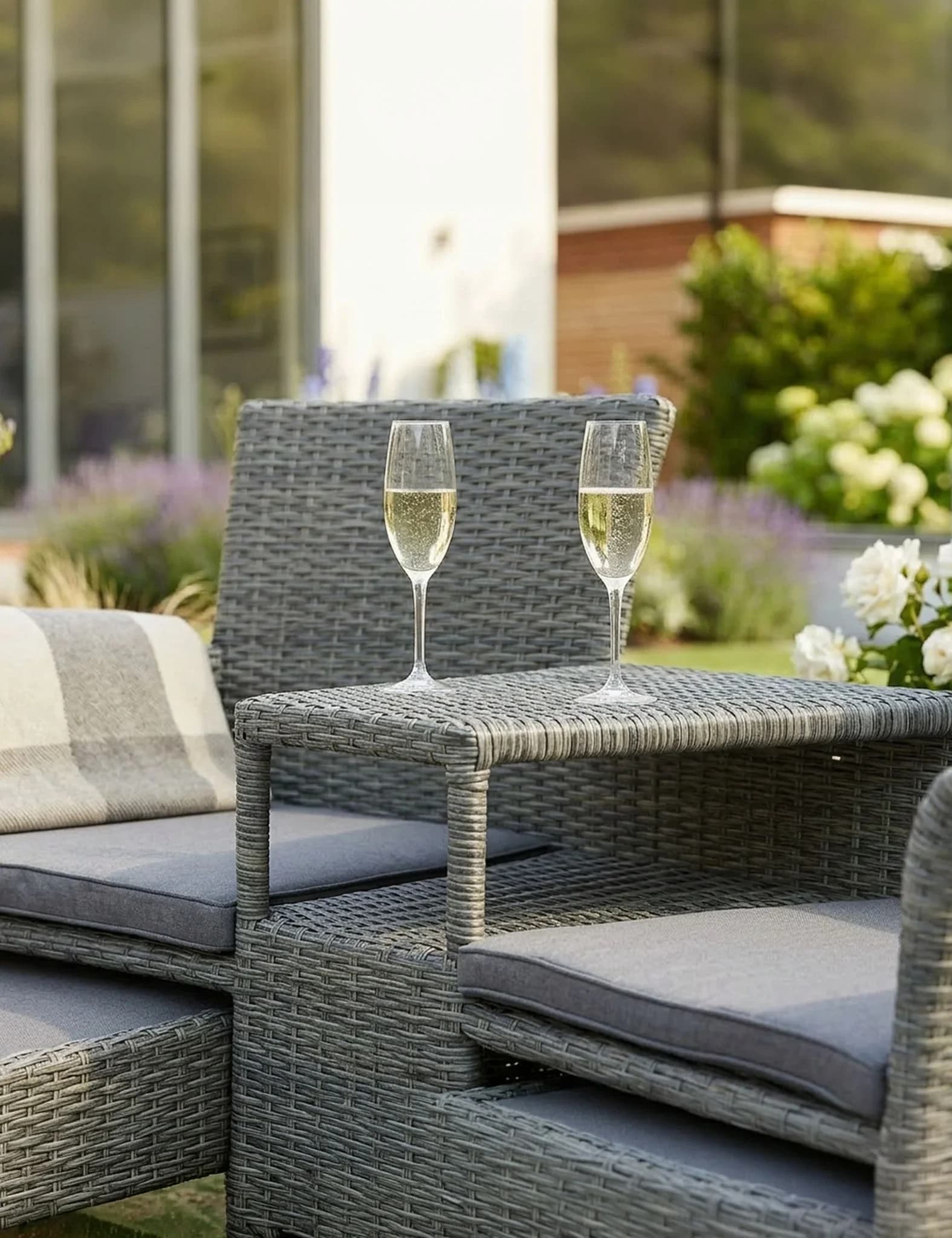 Paris 2 Seater Fixed Companion Set - Outdoor, photo 2 of 2