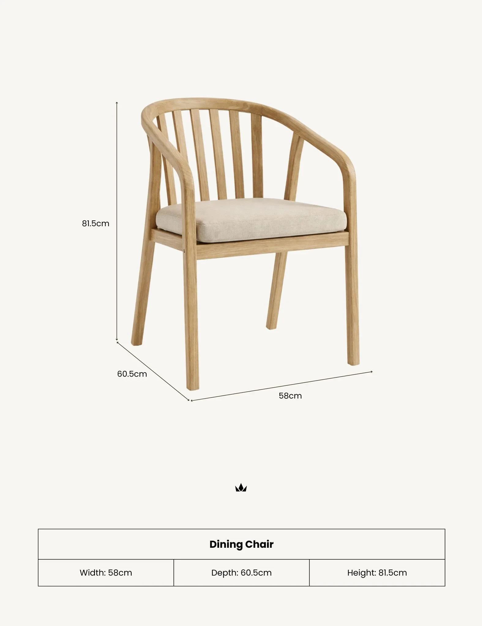 RIVEN Dining Chair – Pack of 2 - Outdoor, photo 6 of 6