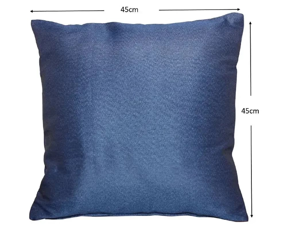 Plain Scatter Cushion (Pack of 2) - Blue - Outdoor, photo 3 of 3