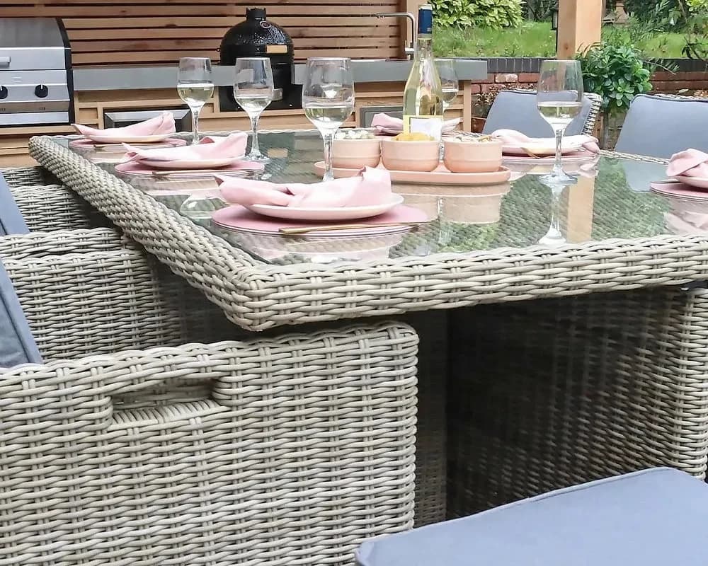 Wentworth 10 Seater Cube Dining Set - Outdoor, photo 4 of 6