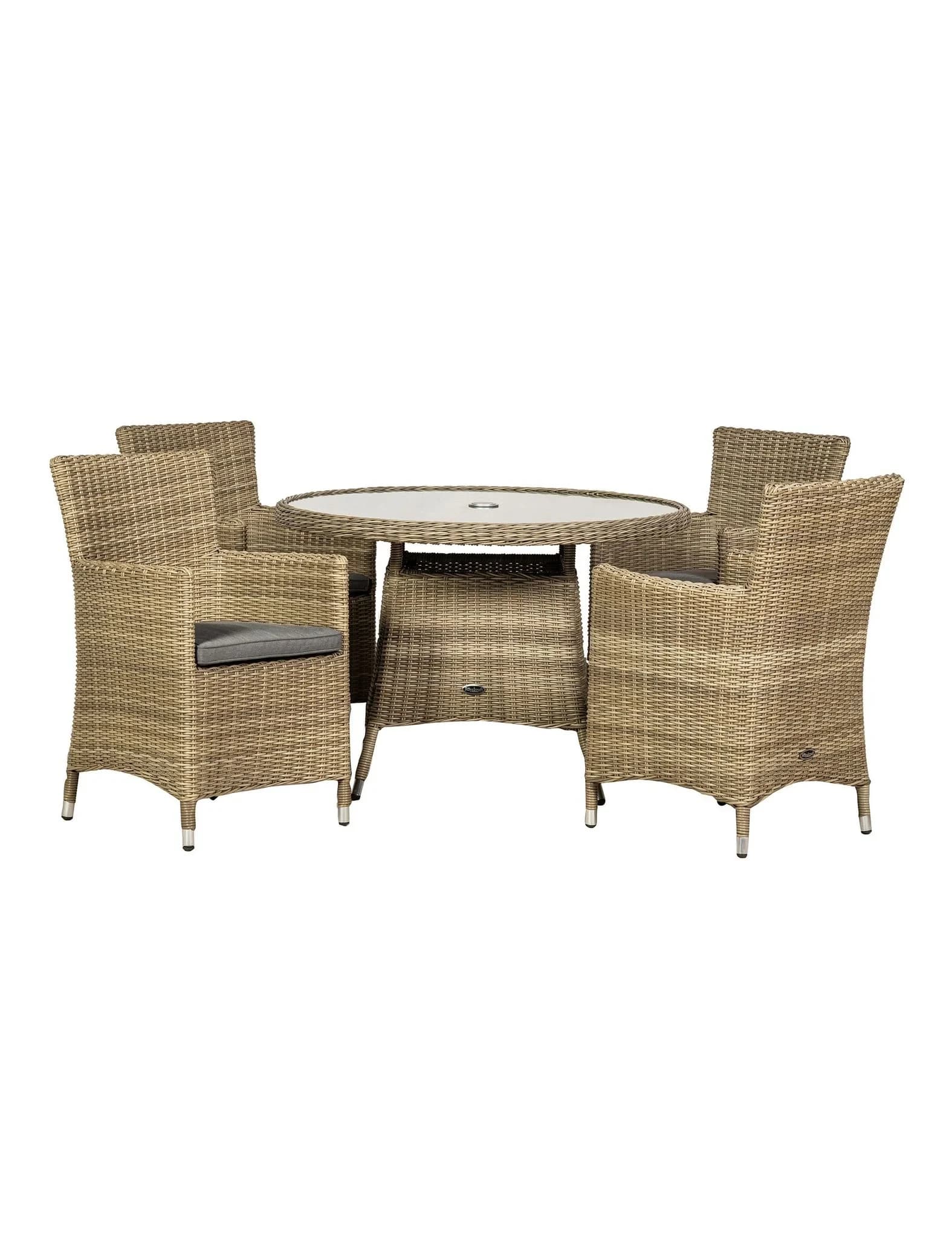 Wentworth 4 Seater Carver Dining Set - Outdoor, photo 7 of 7