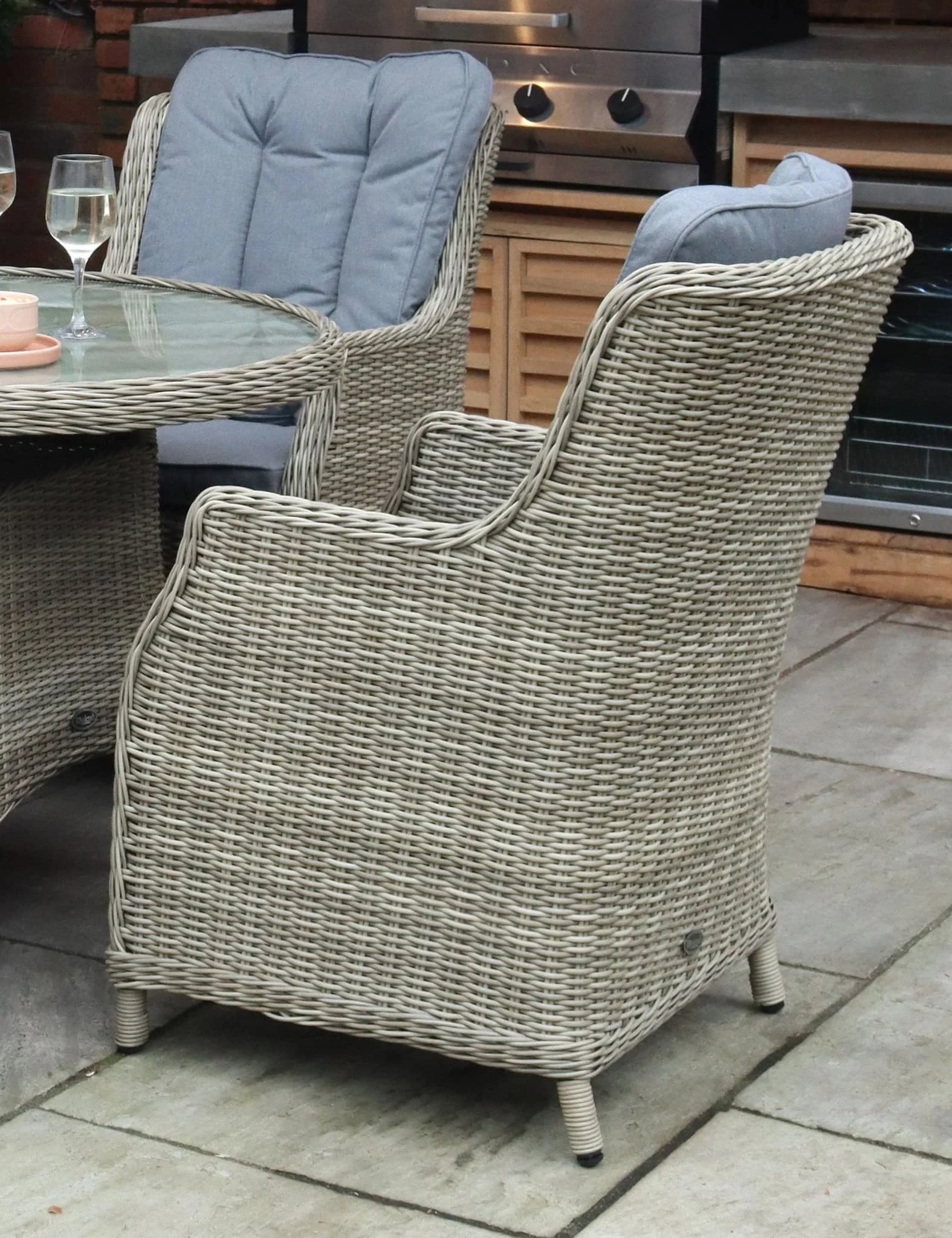 Wentworth 4 Seater Comfort Dining Set - Outdoor, photo 2 of 6