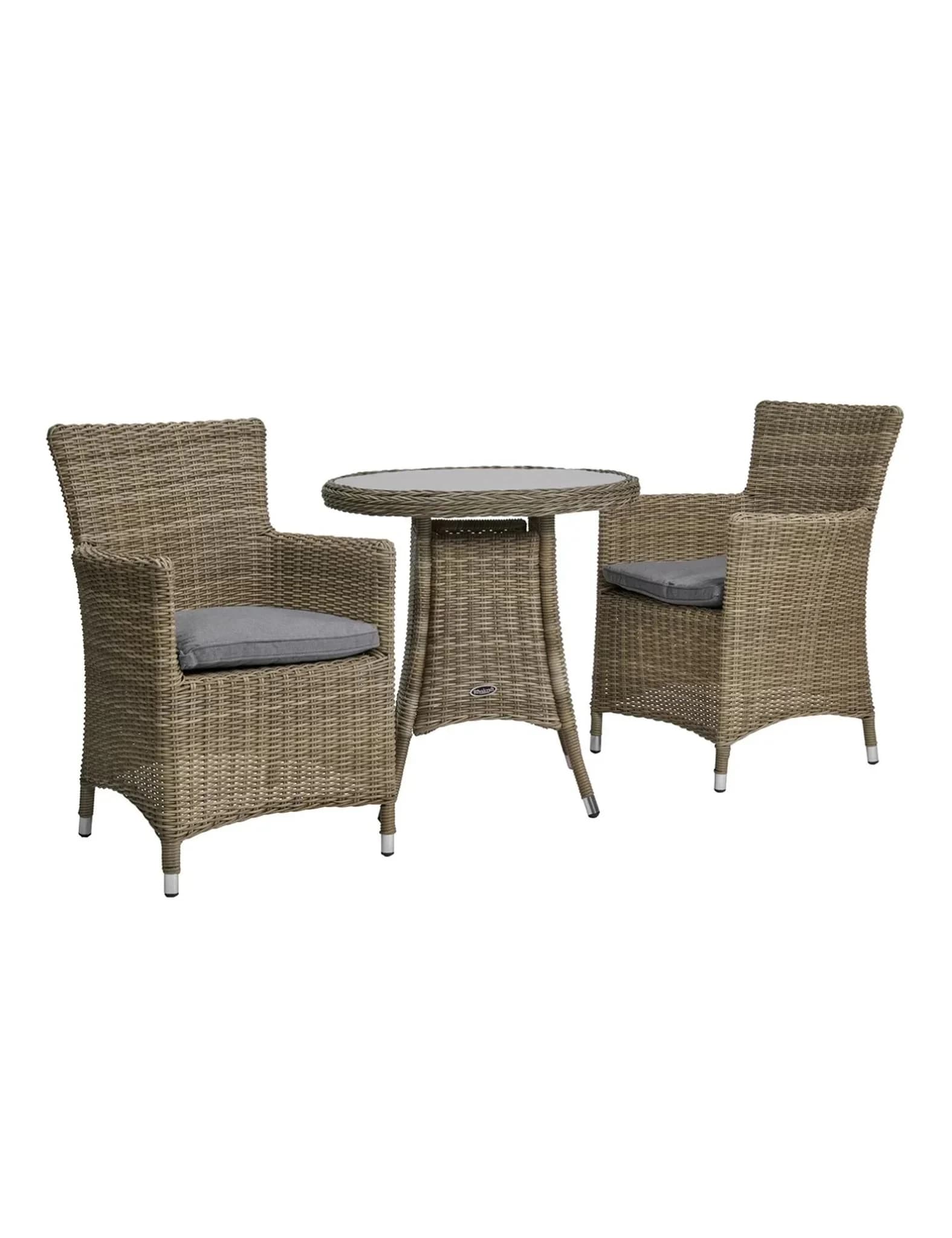 Wentworth 2 Seater Carver Bistro Set - Outdoor, photo 5 of 6