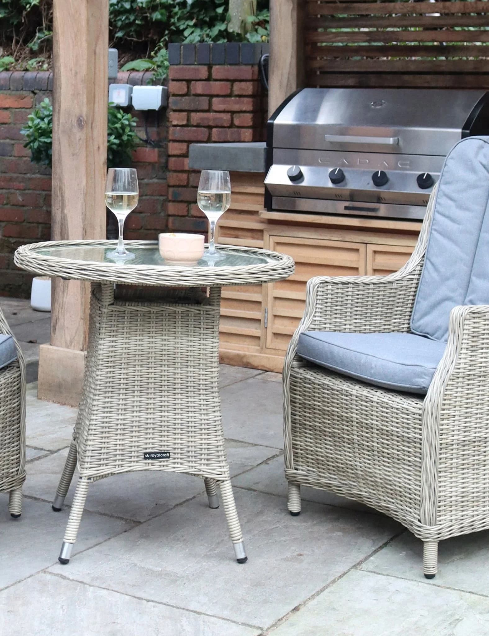 Wentworth 2 Seater Comfort Bistro Set - Outdoor, photo 2 of 6