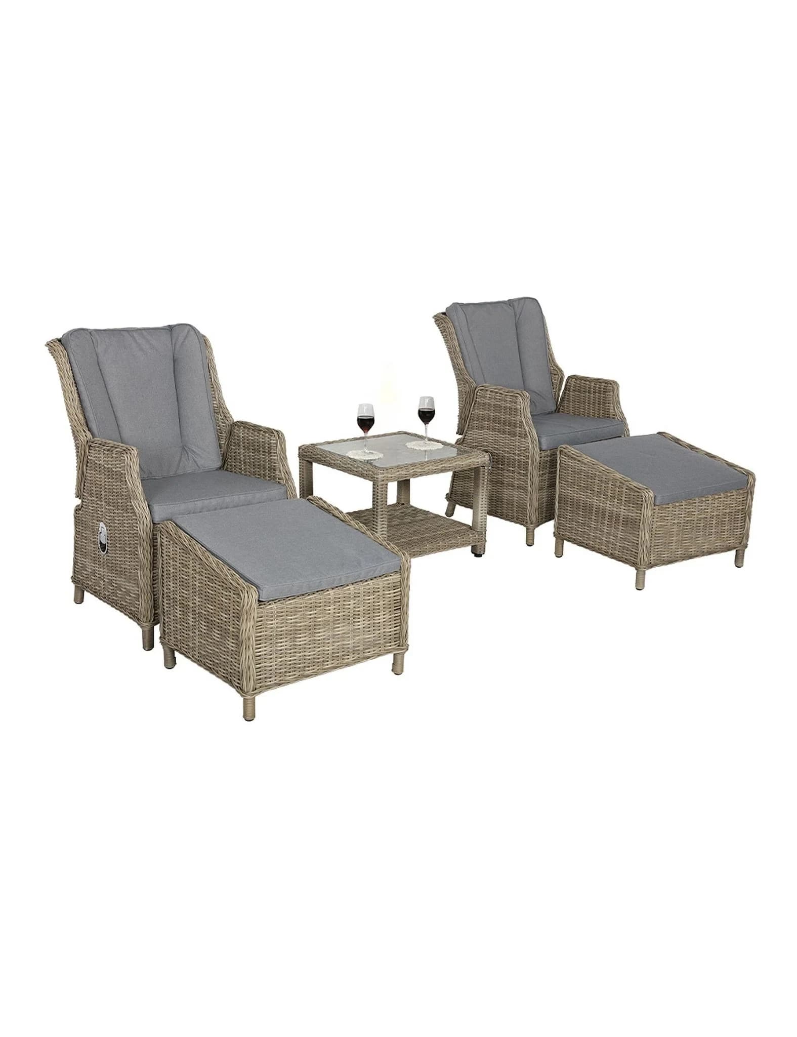 Wentworth 2 Seater Recliner Comfort Set - Outdoor, photo 4 of 4