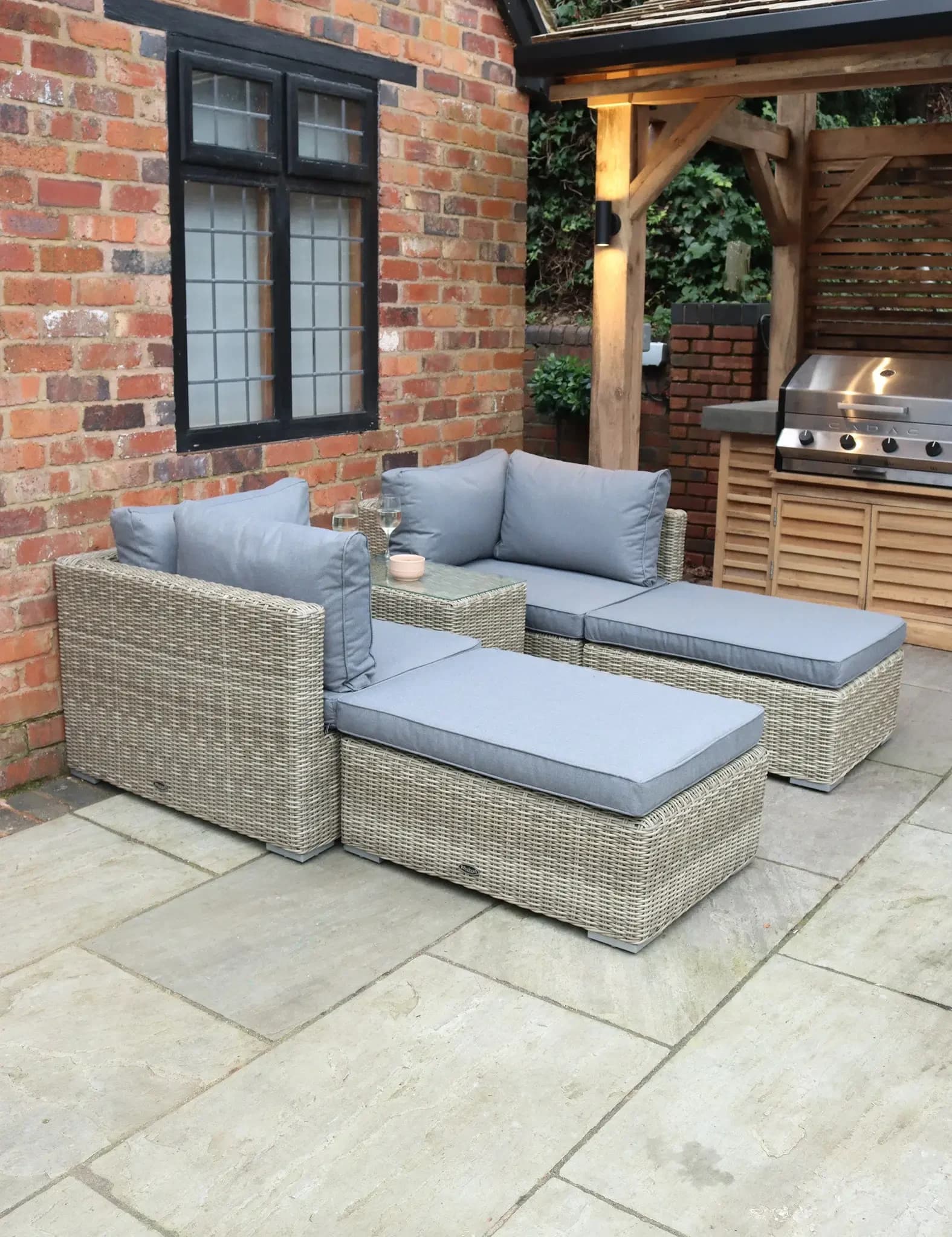 Wentworth 2 Seater Multi Setting Relaxer Set - Outdoor, photo 2 of 6