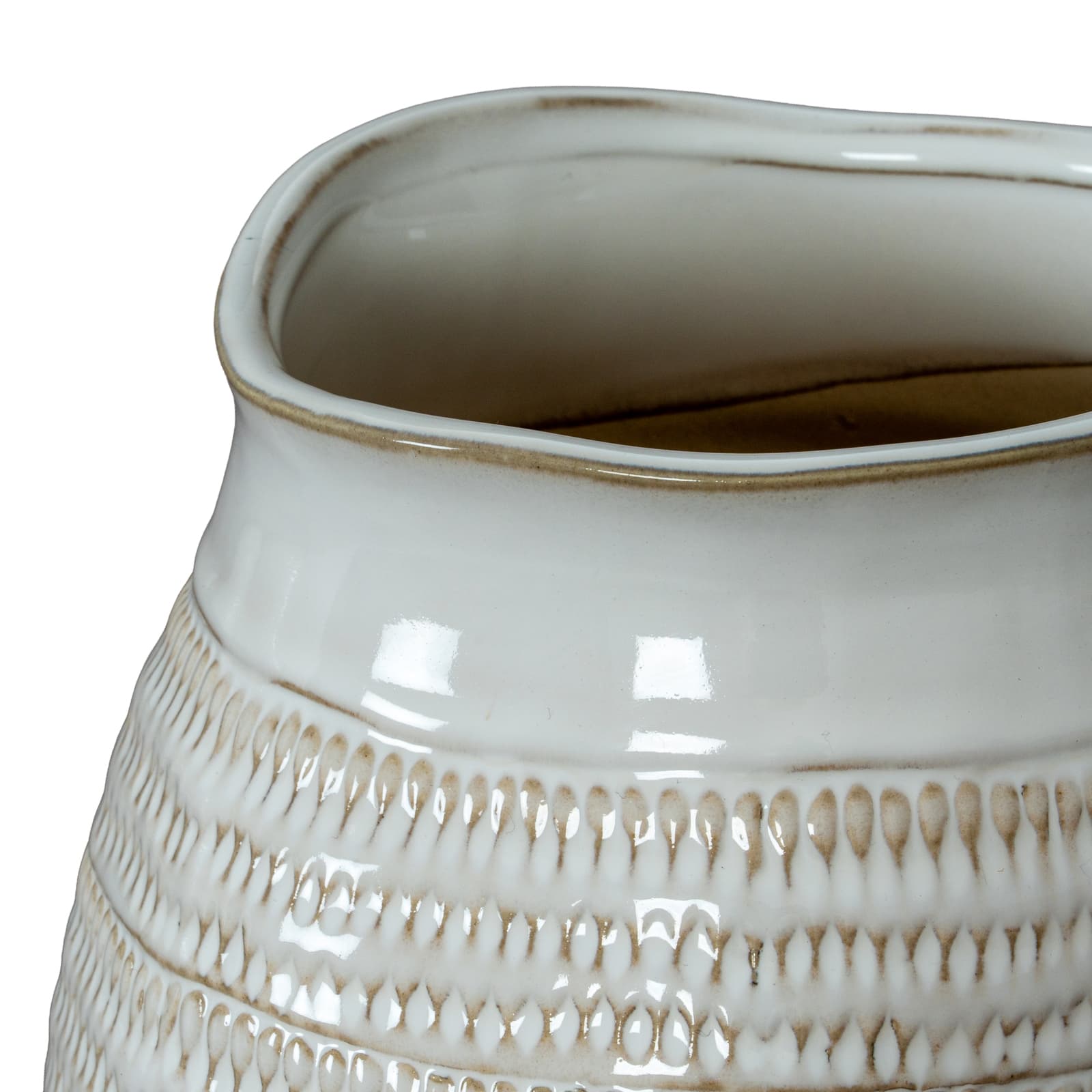 Tava Wide Hewn Vase - Vases, photo 3 of 6