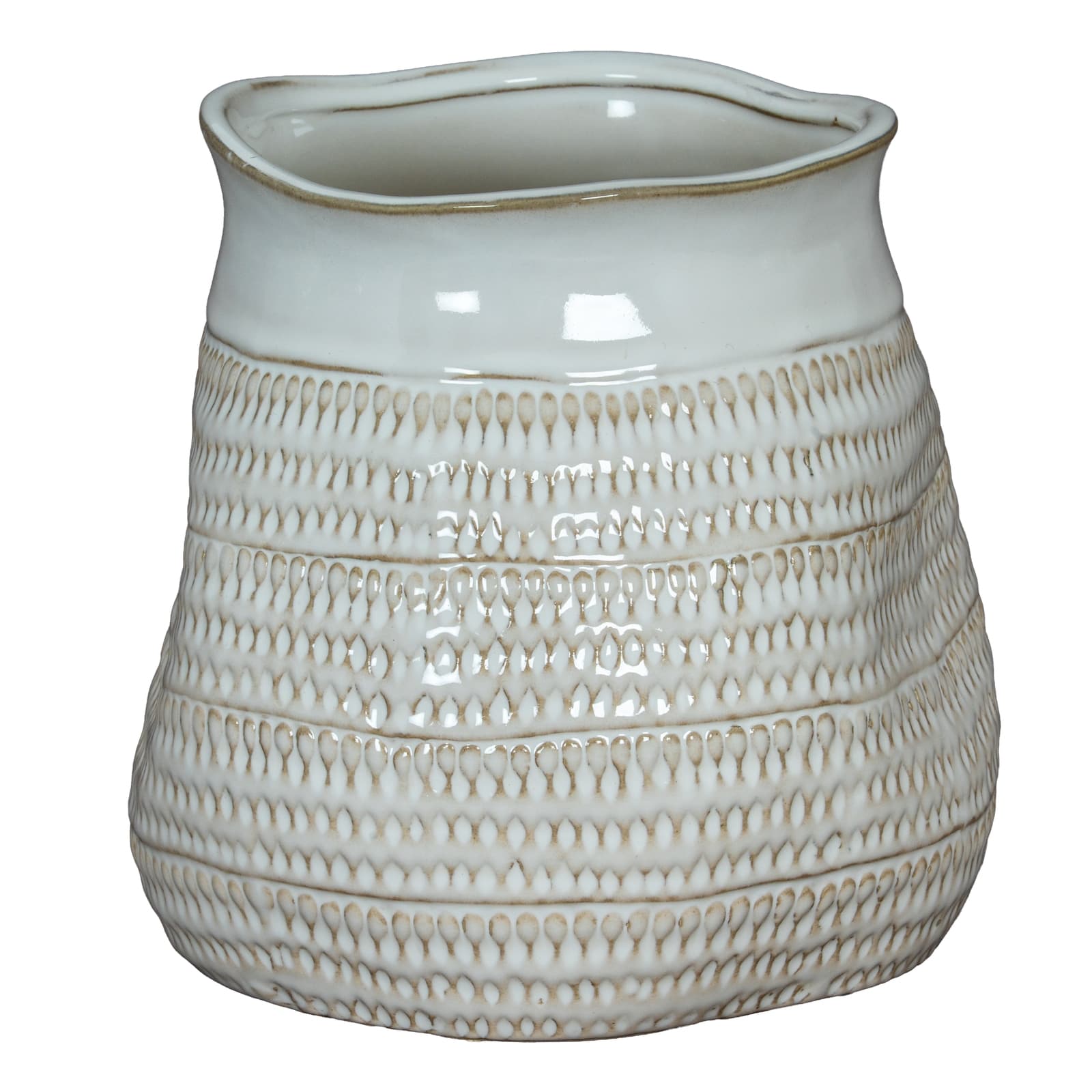 Tava Wide Hewn Vase - Vases, photo 2 of 6