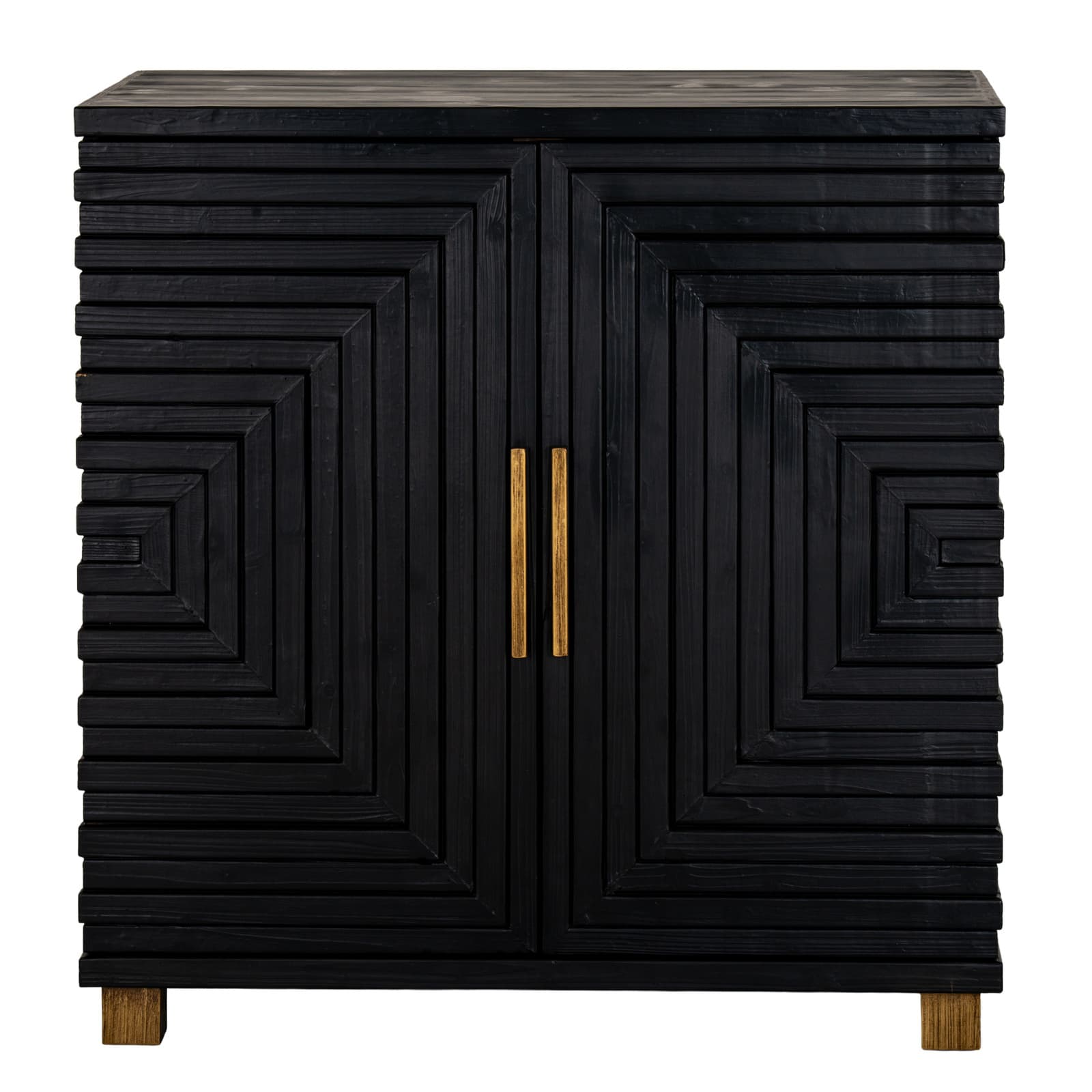 Lennox Black 2 Door Small Sideboard - Sideboards, photo 4 of 6