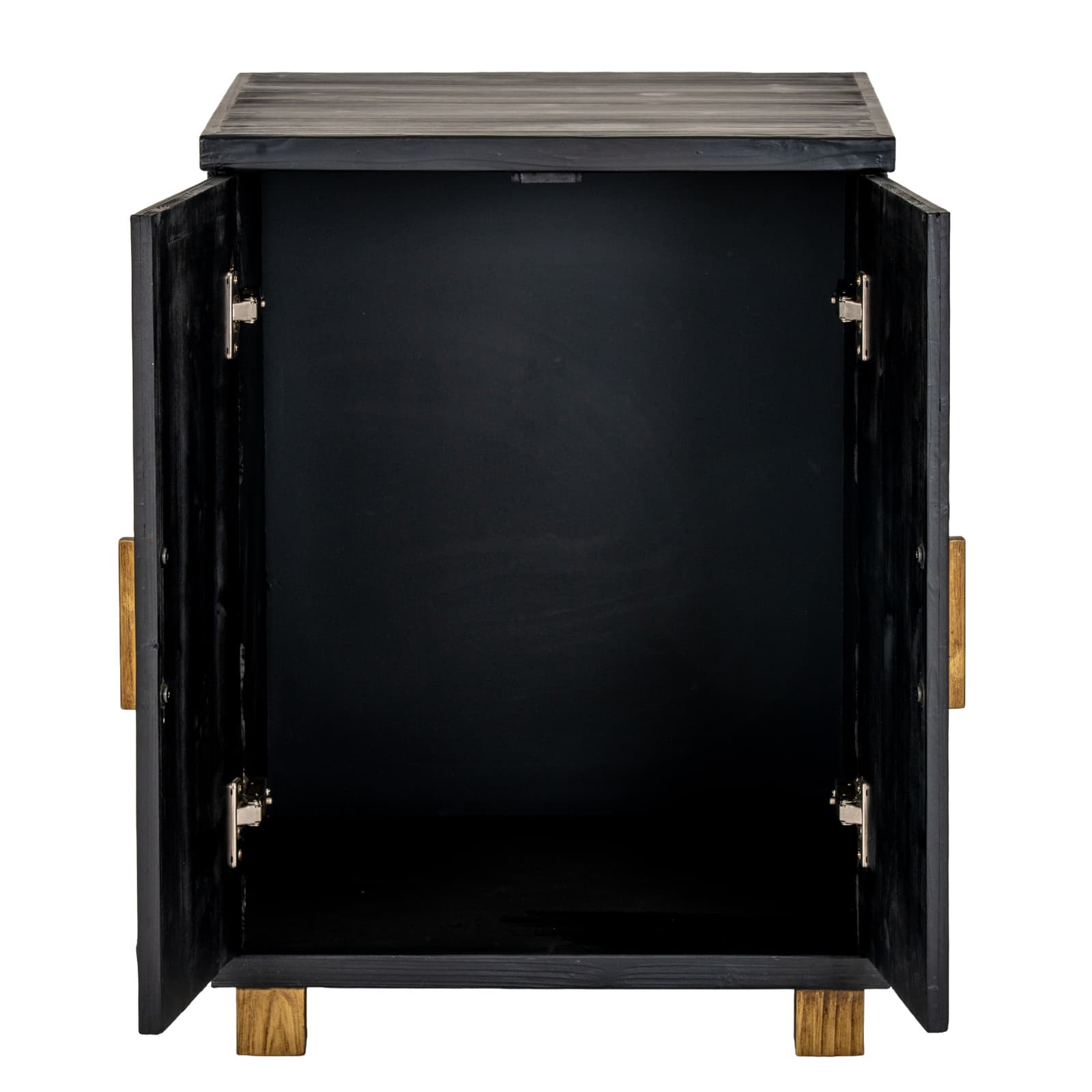 Lennox Black 2 Door Side Cupboard - Cabinets, photo 4 of 6