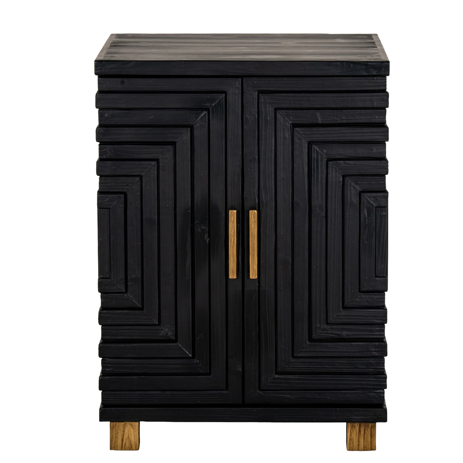 Lennox Black 2 Door Side Cupboard - Cabinets, photo 5 of 6