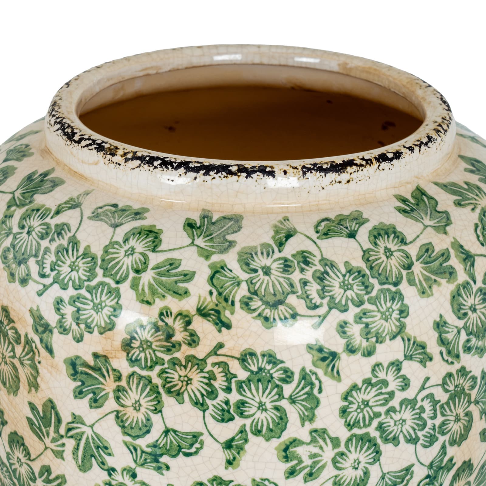 Large Green Clover Olpe Vase - Vases, photo 4 of 5