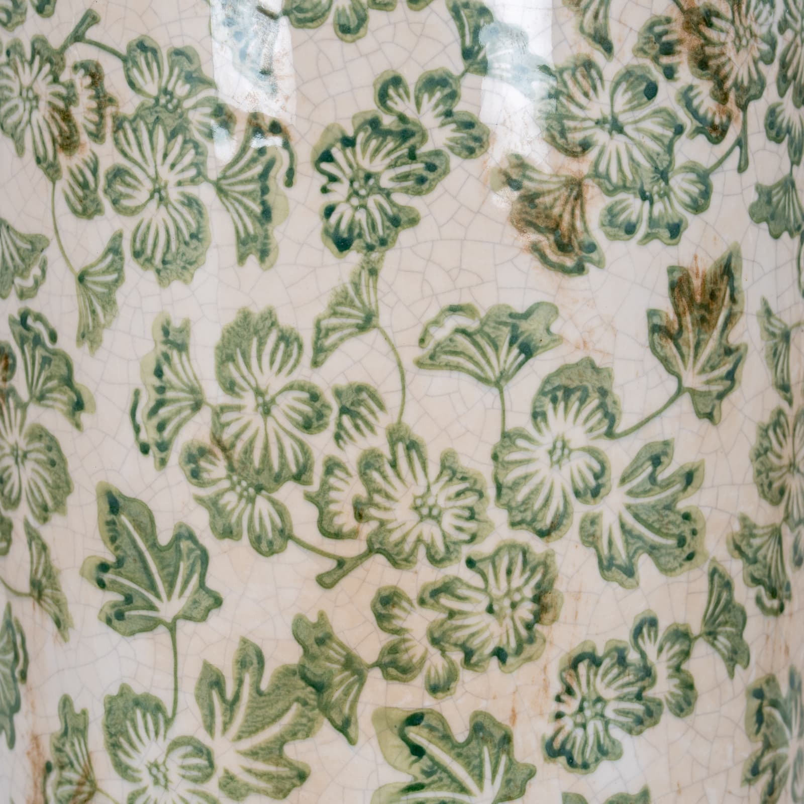 Large Green Clover Tall Olpe Vase - Vases, photo 5 of 5