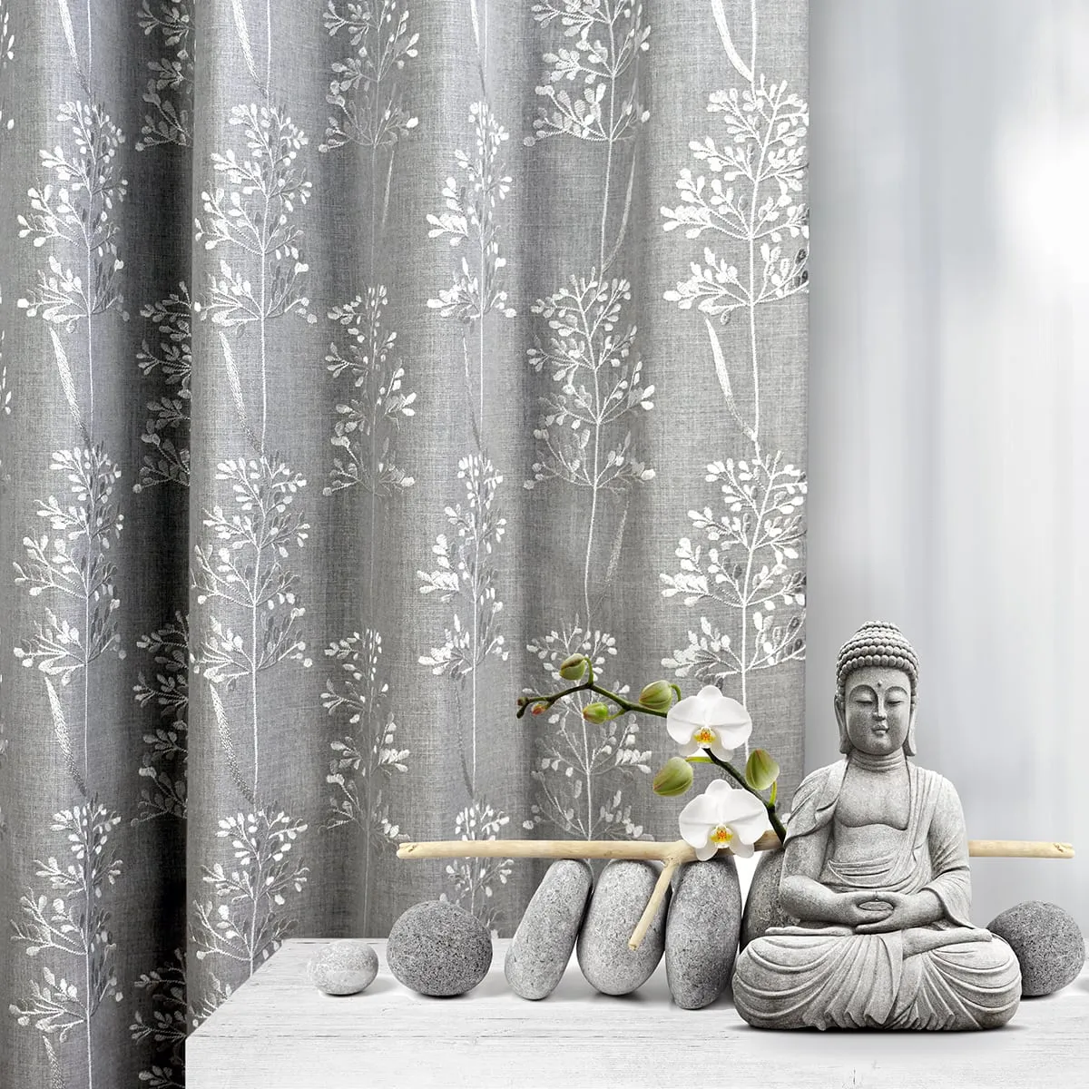 Linen and silk fabrics