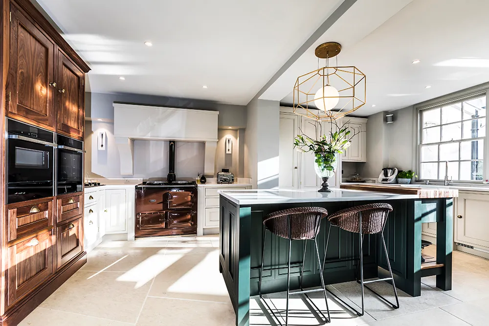 Blandford project living space with Crestwood interior design
