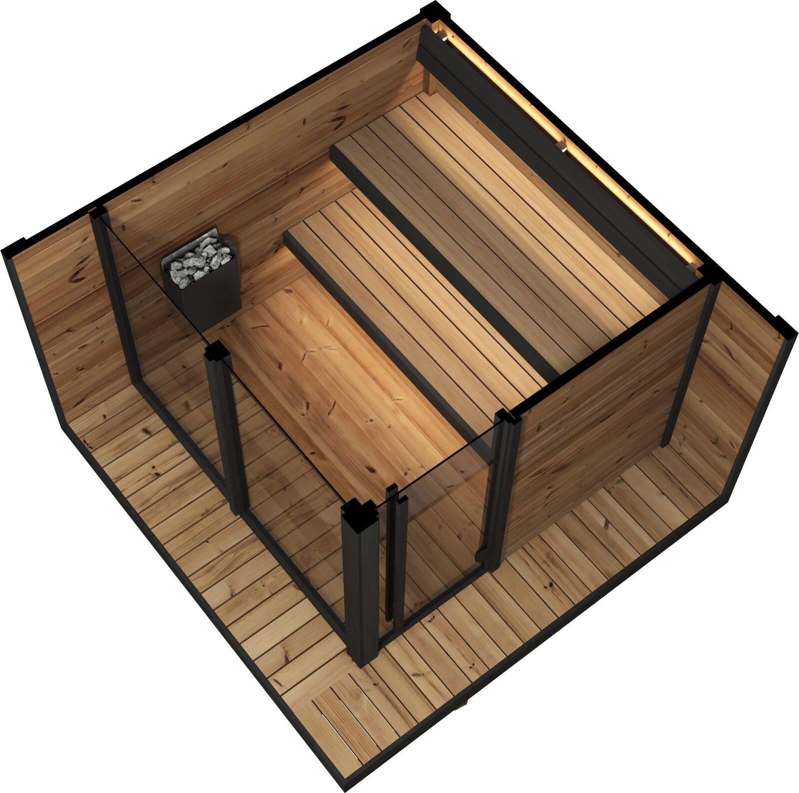Pod L three-quarter view