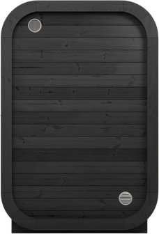 Solace dark rear panel with vents