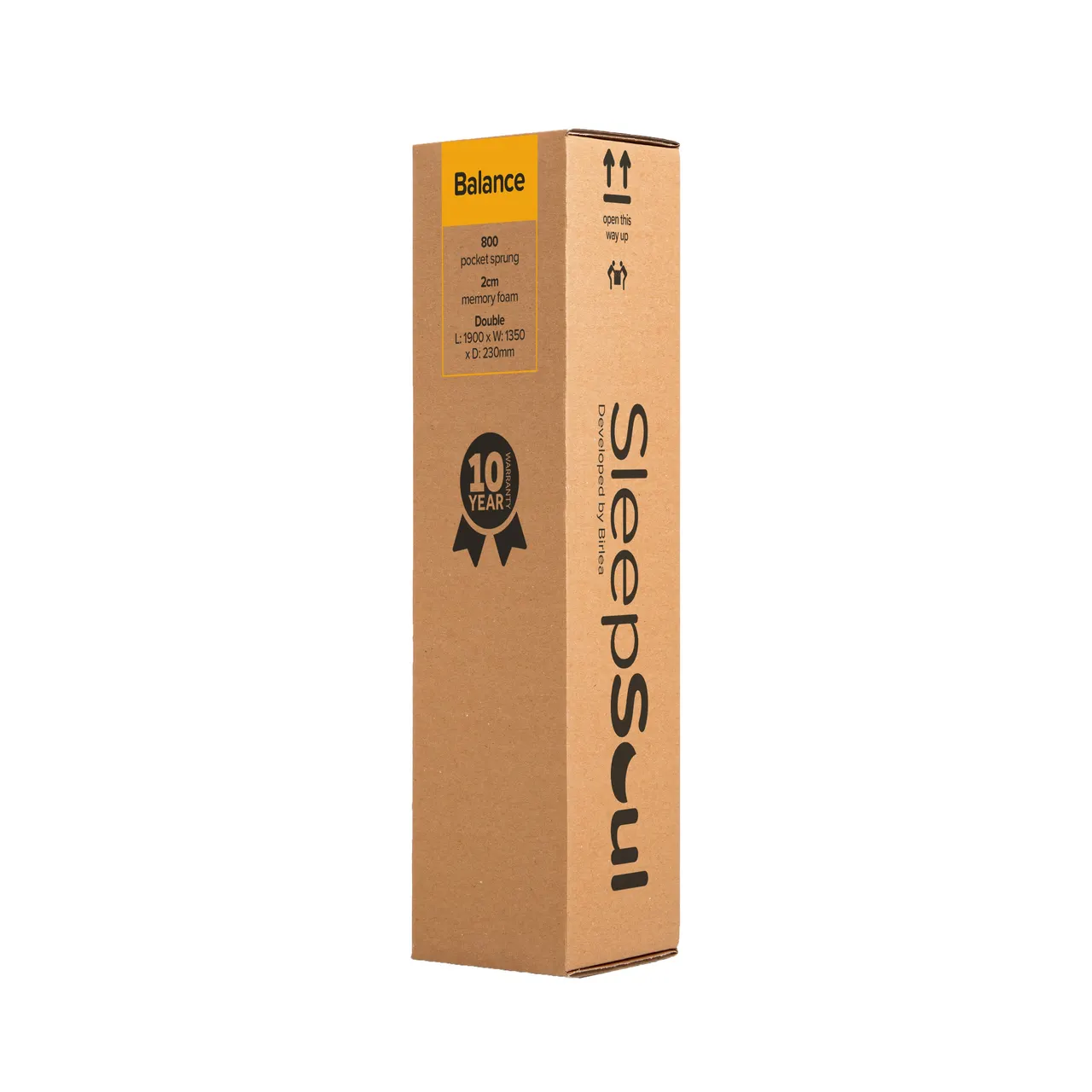 SleepSoul Balance: How it arrives, boxed and rolled