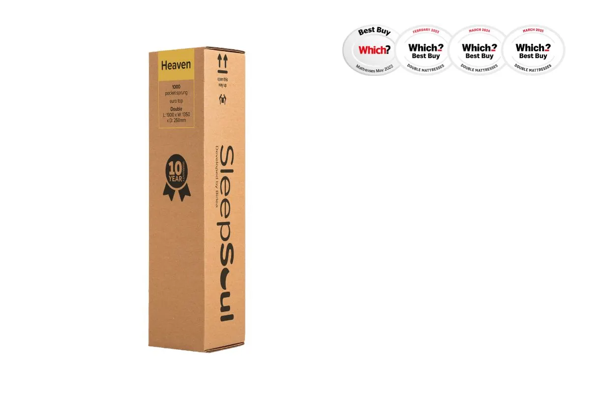 SleepSoul Heaven: How it arrives, boxed and rolled