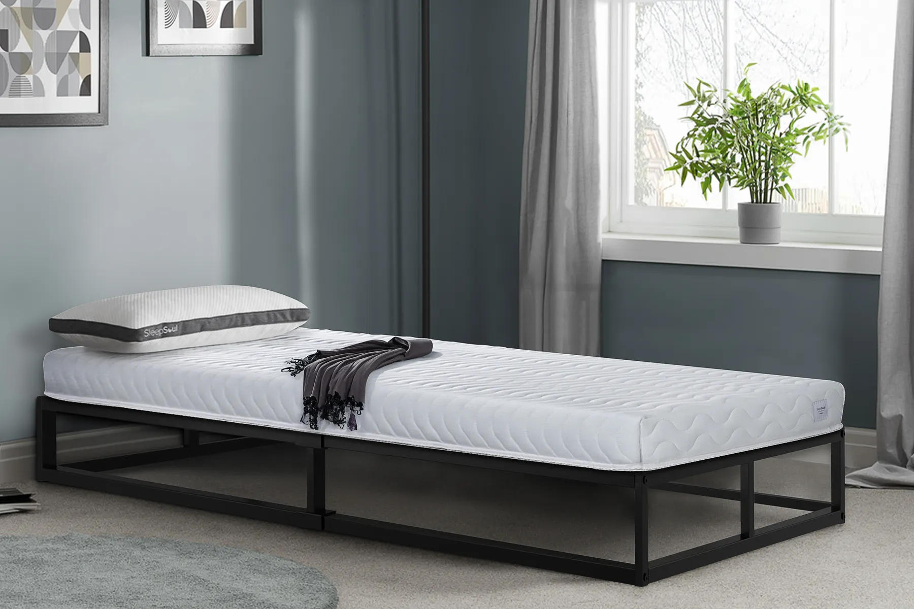 SleepSoul Nimbus Foam: In a bedroom